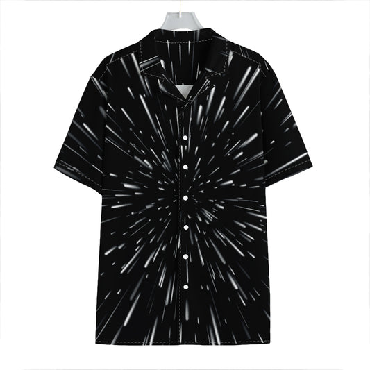 Galaxy Hyperspace Print Hawaiian Shirt