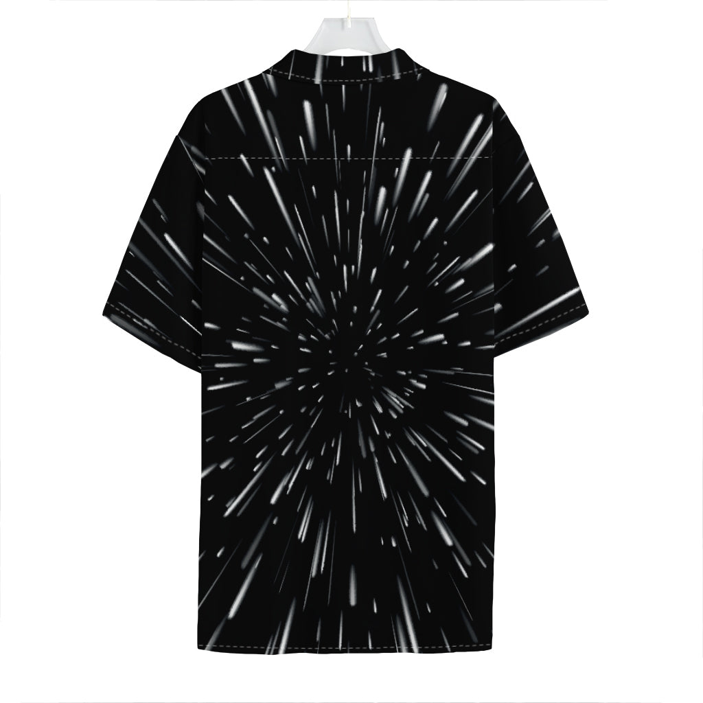 Galaxy Hyperspace Print Hawaiian Shirt