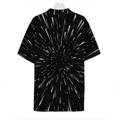 Galaxy Hyperspace Print Hawaiian Shirt