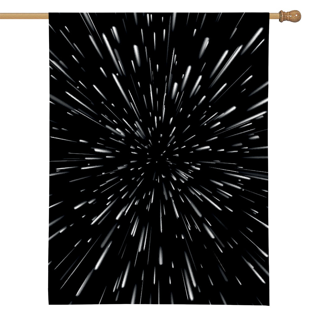 Galaxy Hyperspace Print House Flag