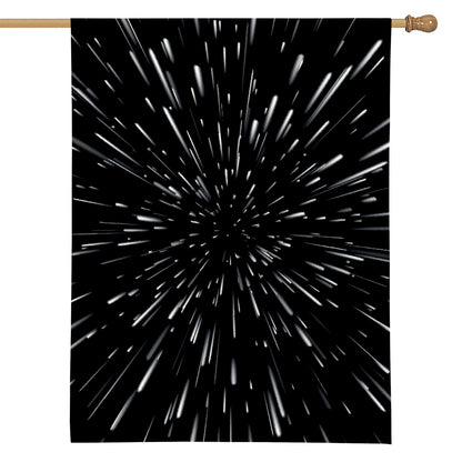 Galaxy Hyperspace Print House Flag