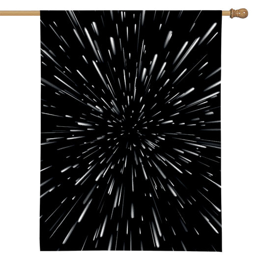 Galaxy Hyperspace Print House Flag