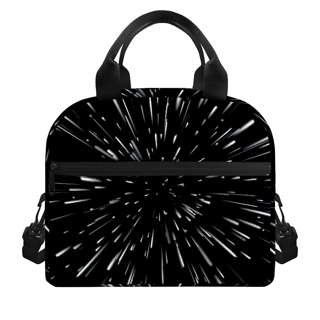 Galaxy Hyperspace Print Insulated Lunch Bag