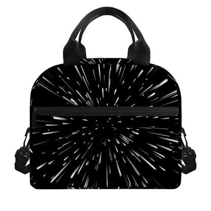 Galaxy Hyperspace Print Insulated Lunch Bag