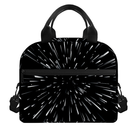 Galaxy Hyperspace Print Insulated Lunch Bag