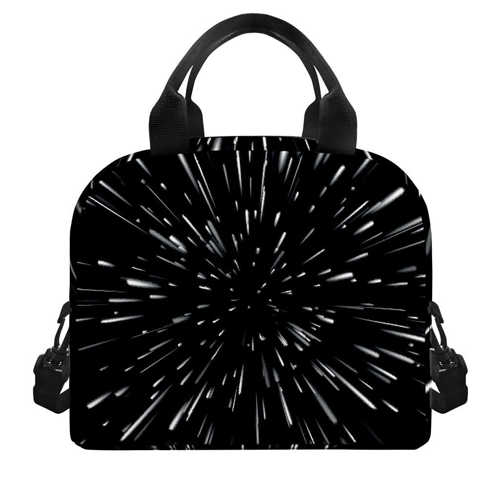 Galaxy Hyperspace Print Insulated Lunch Bag