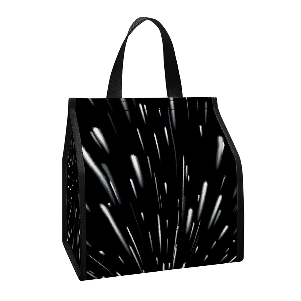 Galaxy Hyperspace Print Insulated Lunch Tote