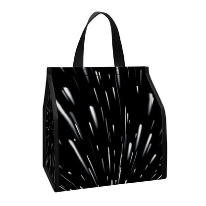 Galaxy Hyperspace Print Insulated Lunch Tote