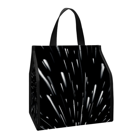 Galaxy Hyperspace Print Insulated Lunch Tote