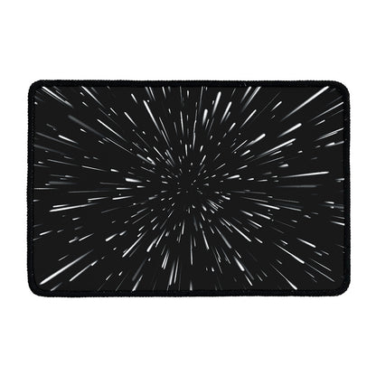 Galaxy Hyperspace Print Kitchen Mat