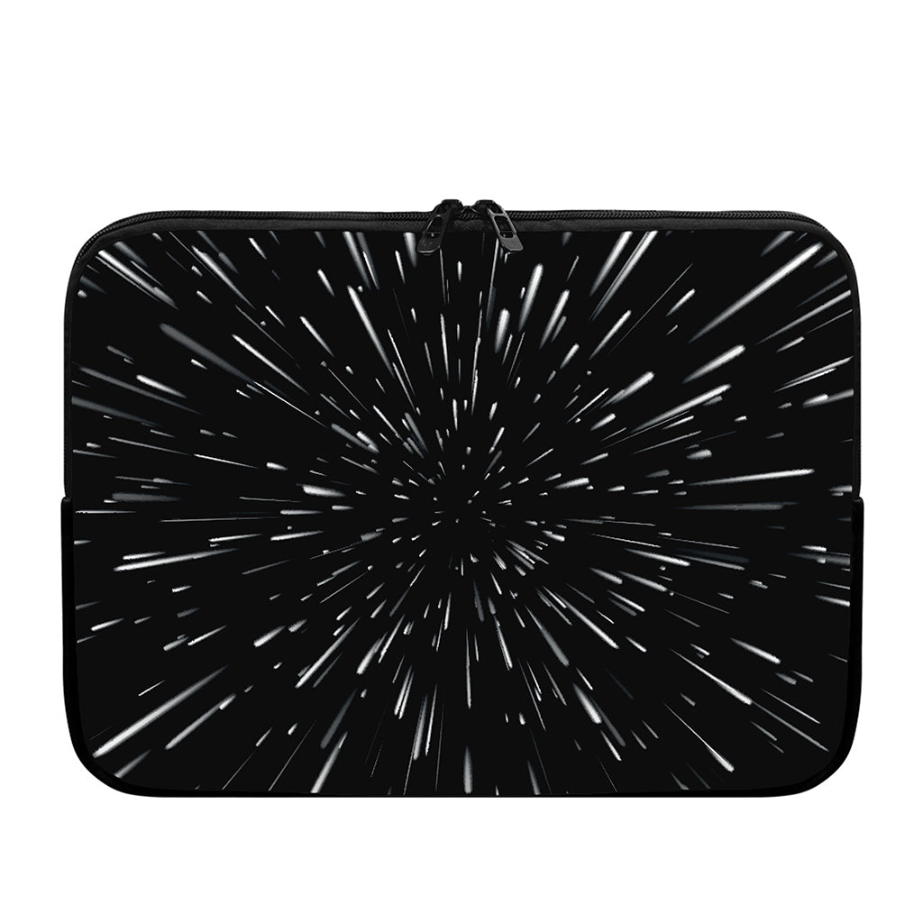Galaxy Hyperspace Print Laptop Sleeve