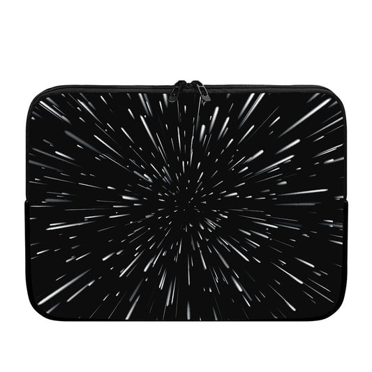 Galaxy Hyperspace Print Laptop Sleeve