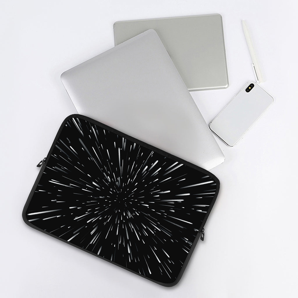 Galaxy Hyperspace Print Laptop Sleeve
