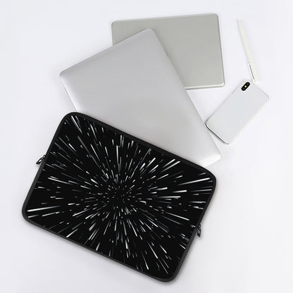 Galaxy Hyperspace Print Laptop Sleeve