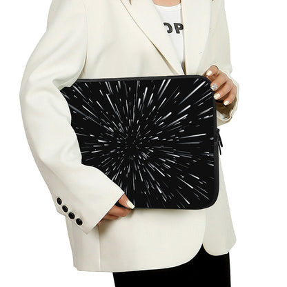 Galaxy Hyperspace Print Laptop Sleeve