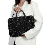 Galaxy Hyperspace Print Laptop Sleeve With Handle