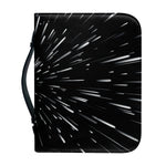 Galaxy Hyperspace Print Leather Bible Cover