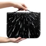 Galaxy Hyperspace Print Leather Bible Cover