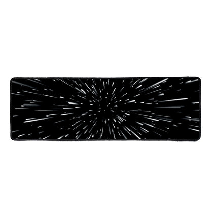Galaxy Hyperspace Print Long Kitchen Mat