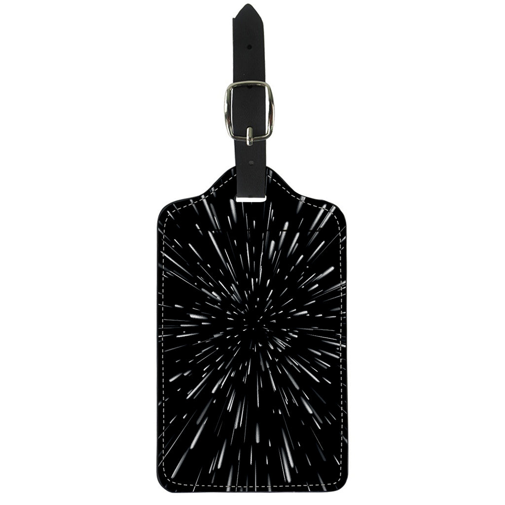 Galaxy Hyperspace Print Luggage Tag