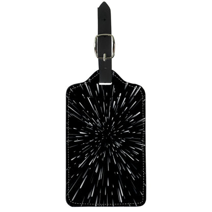 Galaxy Hyperspace Print Luggage Tag