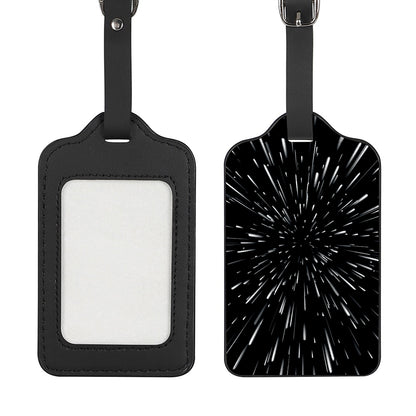 Galaxy Hyperspace Print Luggage Tag