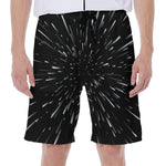 Galaxy Hyperspace Print Men's Beach Shorts