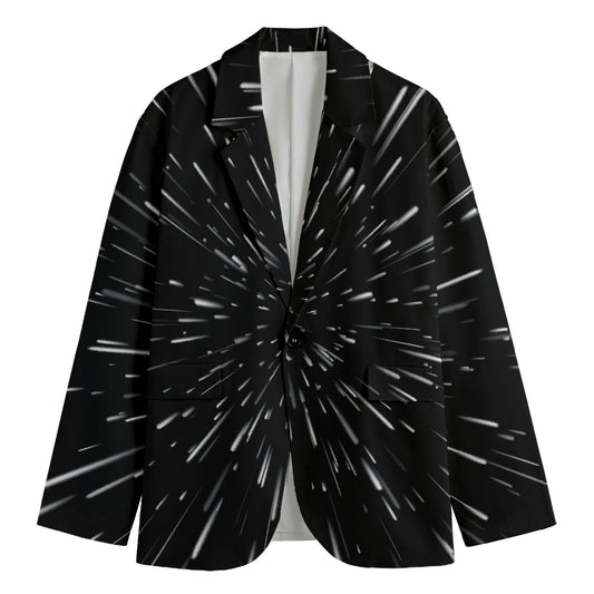 Galaxy Hyperspace Print Men's Blazer