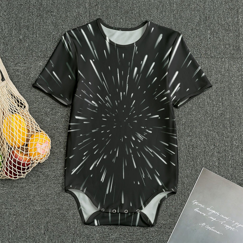 Galaxy Hyperspace Print Men's Bodysuit