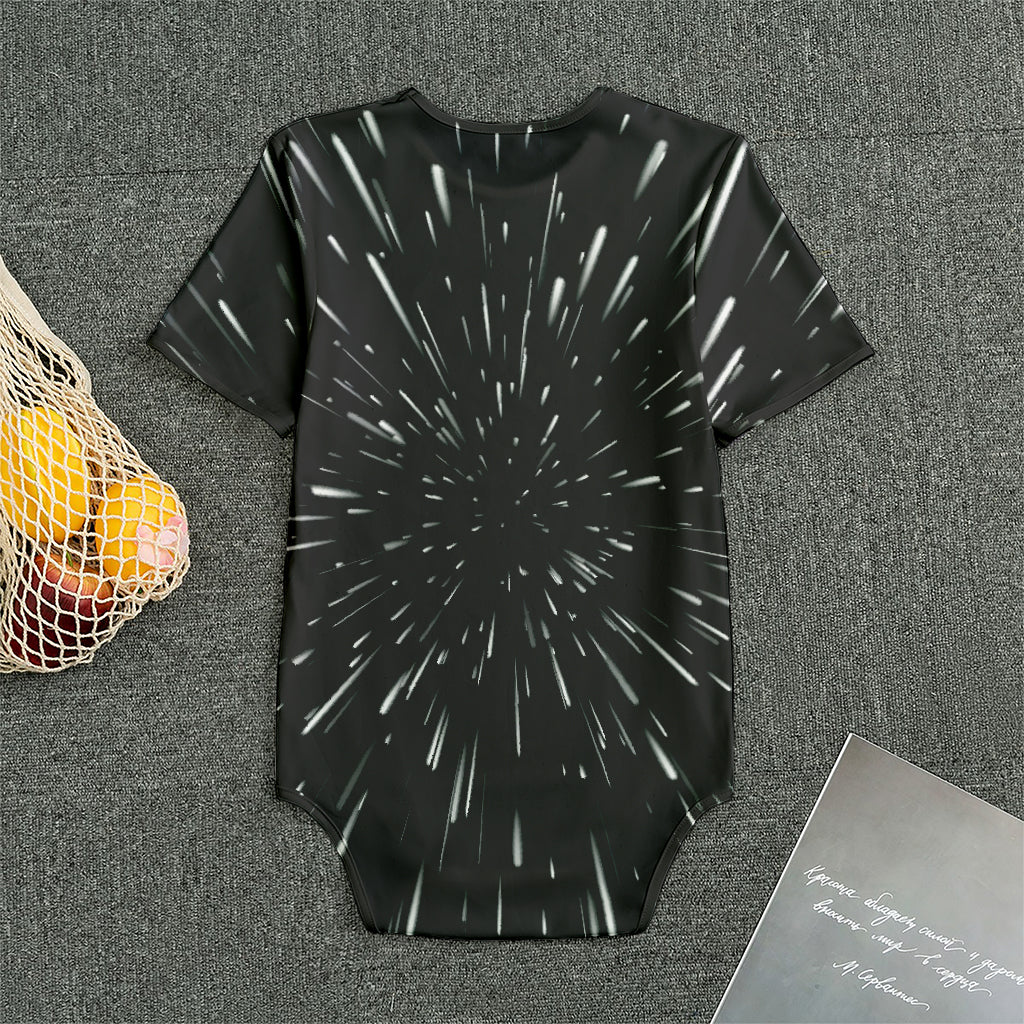 Galaxy Hyperspace Print Men's Bodysuit