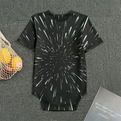 Galaxy Hyperspace Print Men's Bodysuit