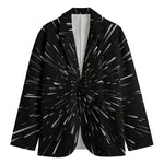 Galaxy Hyperspace Print Men's Cotton Blazer