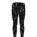 Galaxy Hyperspace Print Men's Leggings
