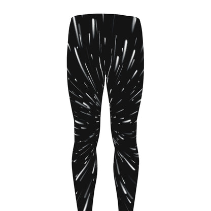 Galaxy Hyperspace Print Men's leggings