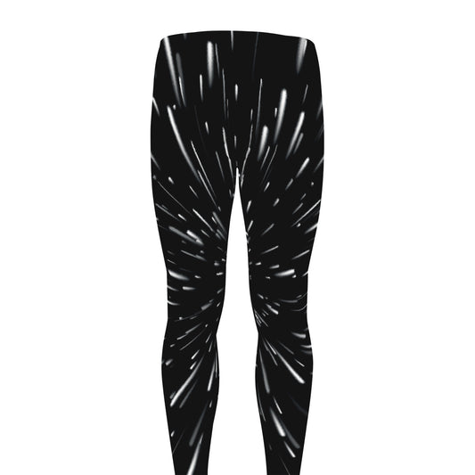 Galaxy Hyperspace Print Men's leggings