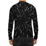 Galaxy Hyperspace Print Men's Long Sleeve Rash Guard