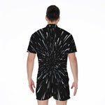 Galaxy Hyperspace Print Men's Rompers