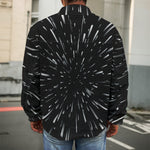 Galaxy Hyperspace Print Men's Shirt Jacket
