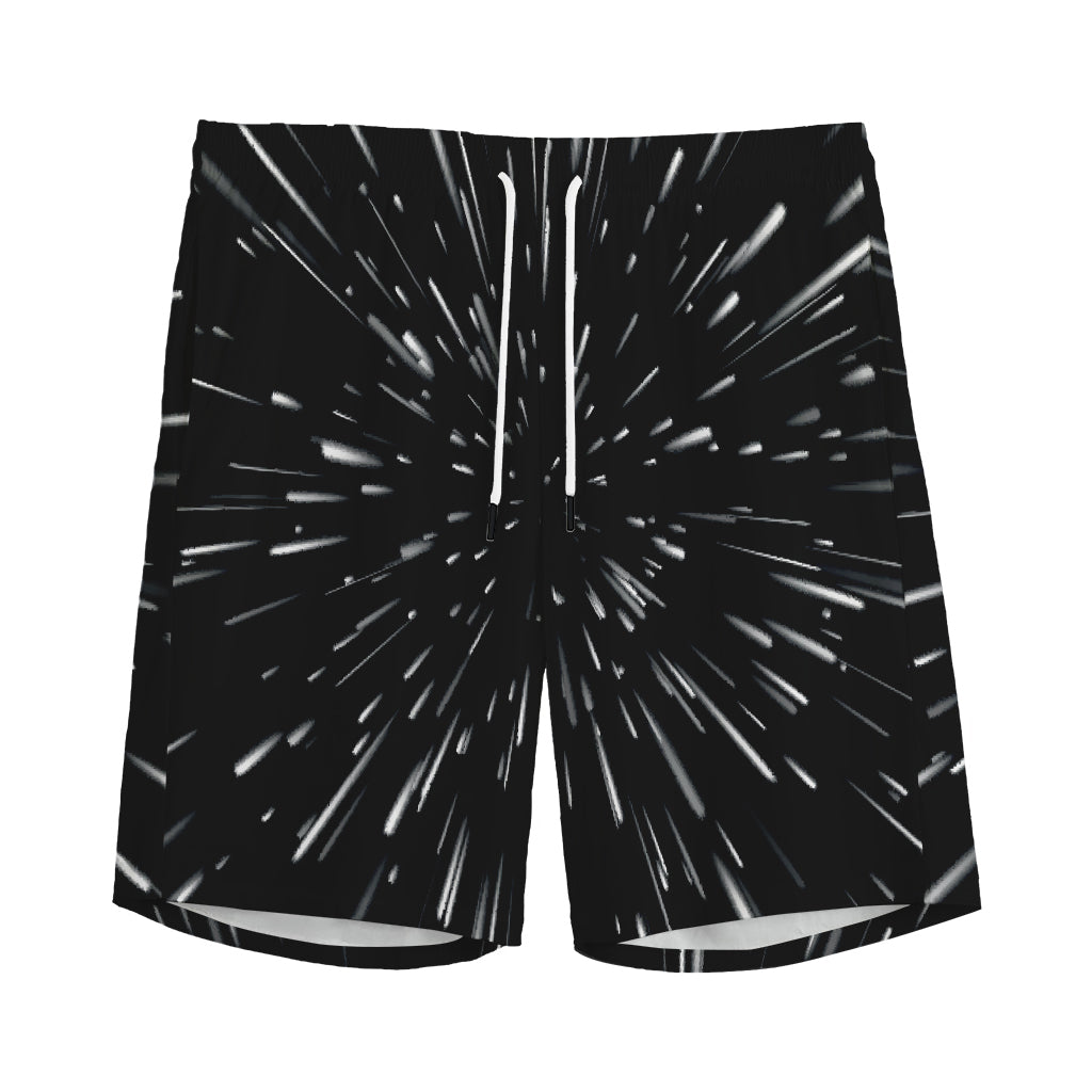 Galaxy Hyperspace Print Men's Sports Shorts