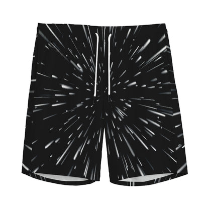 Galaxy Hyperspace Print Men's Sports Shorts