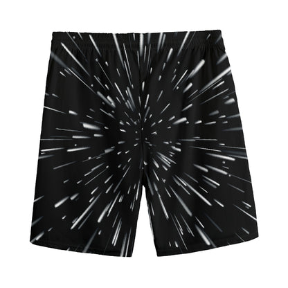 Galaxy Hyperspace Print Men's Sports Shorts