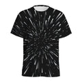 Galaxy Hyperspace Print Men's Athletic T-Shirt