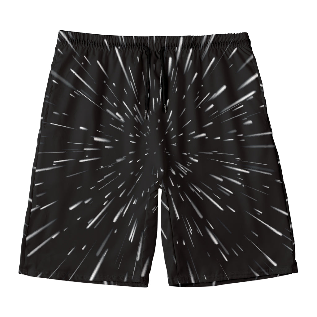 Galaxy Hyperspace Print Men's Swim Trunks