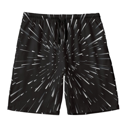 Galaxy Hyperspace Print Men's Swim Trunks