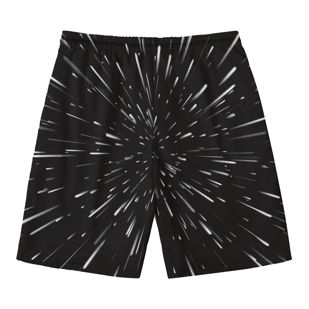 Galaxy Hyperspace Print Men's Swim Trunks