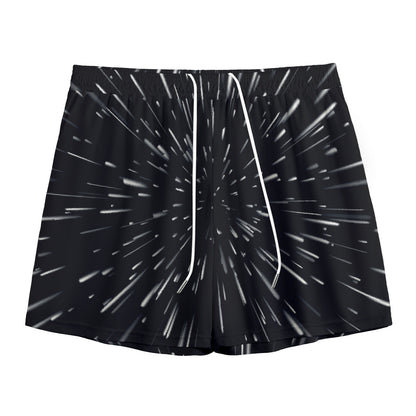 Galaxy Hyperspace Print Mesh Shorts