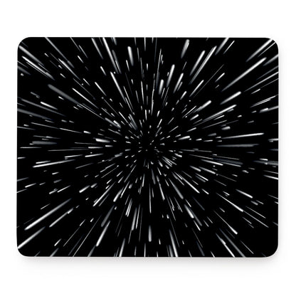 Galaxy Hyperspace Print Mouse Pad
