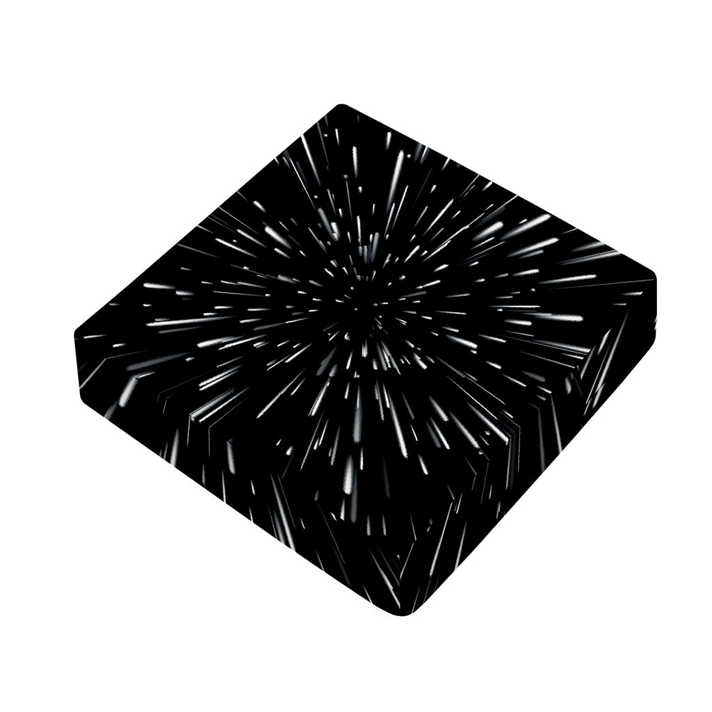 Galaxy Hyperspace Print Outdoor Seat Cushion Cover