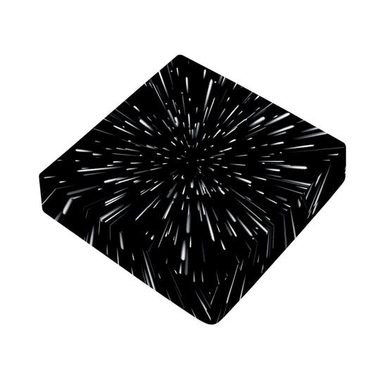 Galaxy Hyperspace Print Outdoor Seat Cushion Cover