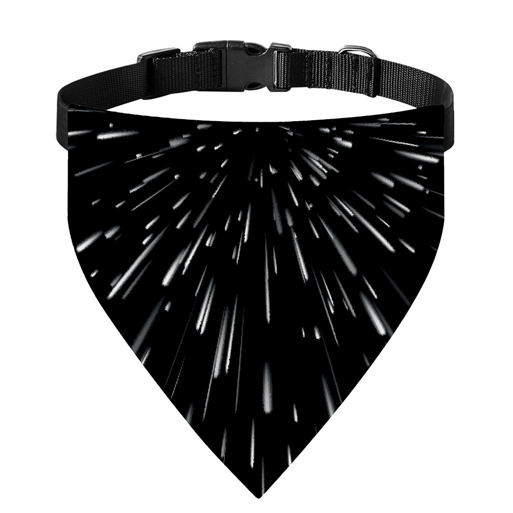 Galaxy Hyperspace Print Over The Collar Dog Bandana